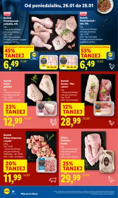 Lidl - gazetka promocyjna Oferta od poniedziałku od poniedziałku 26.01 do środy 28.01 - strona 28