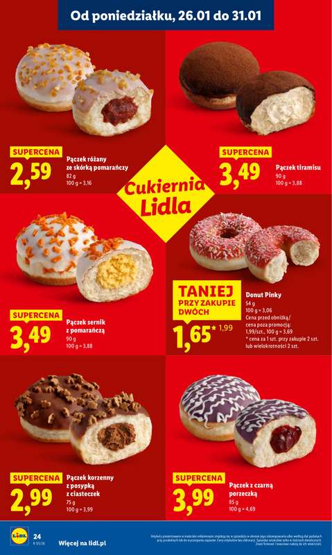 Lidl - gazetka promocyjna Oferta od poniedziałku od poniedziałku 26.01 do środy 28.01 - strona 24