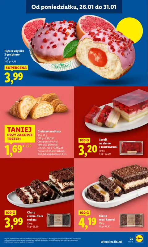 Lidl - gazetka promocyjna Oferta od poniedziałku od poniedziałku 26.01 do środy 28.01 - strona 25