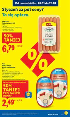 Lidl - gazetka promocyjna Oferta od poniedziałku od poniedziałku 26.01 do środy 28.01 - strona 5