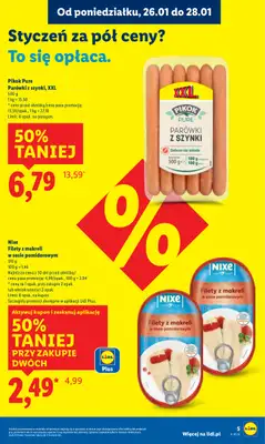 Lidl - gazetka promocyjna Oferta od poniedziałku od poniedziałku 26.01 do środy 28.01 - strona 5