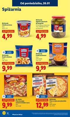 Lidl - gazetka promocyjna Oferta od poniedziałku od poniedziałku 26.01 do środy 28.01 - strona 52