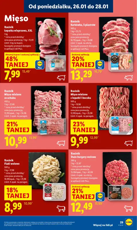 Lidl - gazetka promocyjna Oferta od poniedziałku od poniedziałku 26.01 do środy 28.01 - strona 29