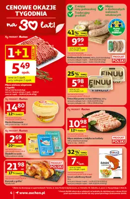 Auchan - gazetka promocyjna 30 Lat Supermarket Auchan od czwartku 29.01 do środy 04.02 - strona 4