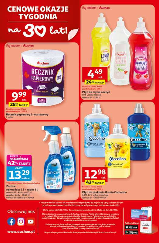 Auchan - gazetka promocyjna 30 Lat Supermarket Auchan od czwartku 29.01 do środy 04.02 - strona 8