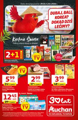 Auchan - gazetka promocyjna 30 Lat Supermarket Auchan od czwartku 29.01 do środy 04.02