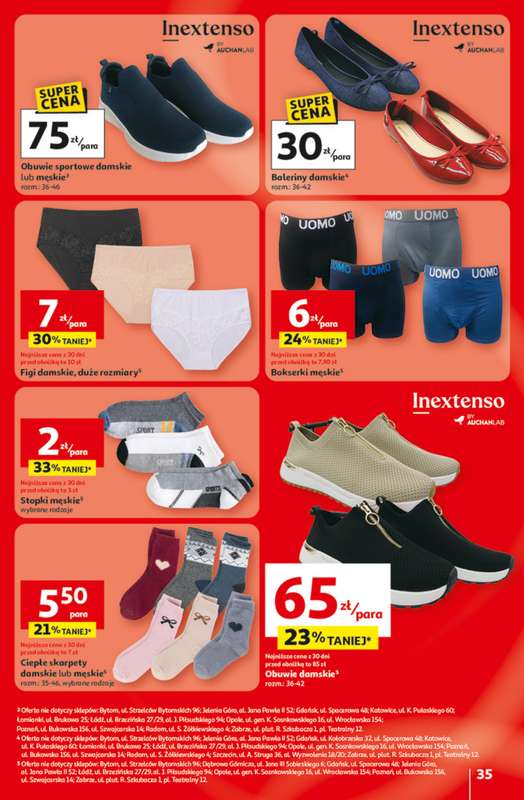 Auchan - gazetka promocyjna 30 Lat Hipermarket Auchan od czwartku 29.01 do środy 04.02 - strona 35