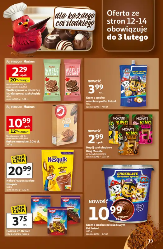 Auchan - gazetka promocyjna 30 Lat Hipermarket Auchan od czwartku 29.01 do środy 04.02 - strona 13