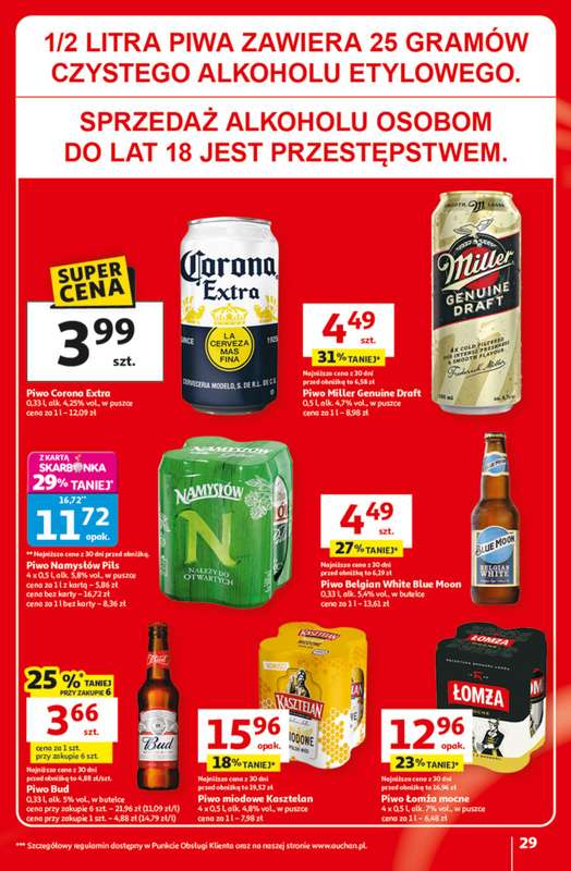 Auchan - gazetka promocyjna 30 Lat Hipermarket Auchan od czwartku 29.01 do środy 04.02 - strona 29