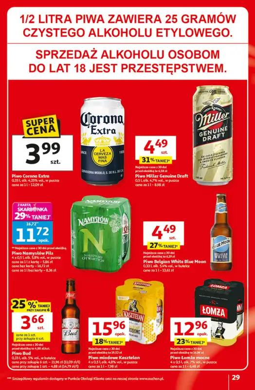 Auchan - gazetka promocyjna 30 Lat Hipermarket Auchan od czwartku 29.01 do środy 04.02 - strona 29