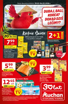 Auchan - gazetka promocyjna 30 Lat Hipermarket Auchan od czwartku 29.01 do środy 04.02