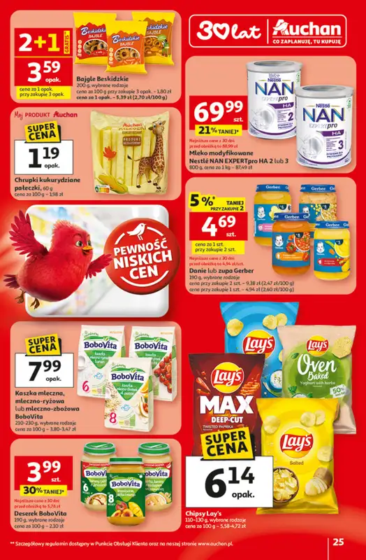 Auchan - gazetka promocyjna 30 Lat Hipermarket Auchan od czwartku 29.01 do środy 04.02 - strona 25