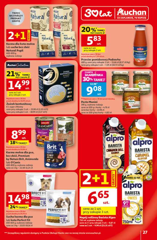 Auchan - gazetka promocyjna 30 Lat Hipermarket Auchan od czwartku 29.01 do środy 04.02 - strona 27