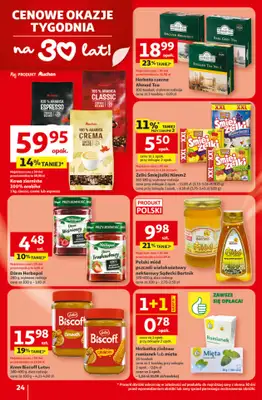 Auchan - gazetka promocyjna 30 Lat Hipermarket Auchan od czwartku 29.01 do środy 04.02 - strona 24