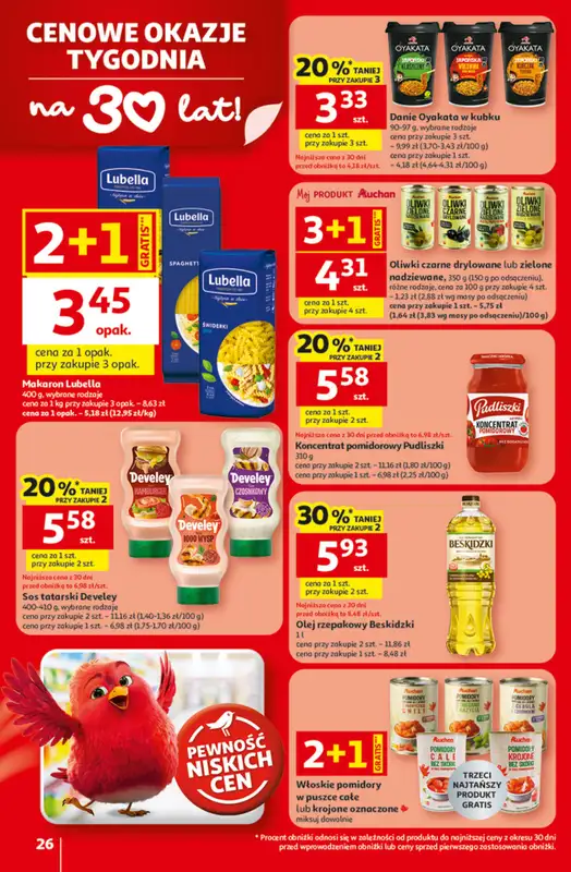 Auchan - gazetka promocyjna 30 Lat Hipermarket Auchan od czwartku 29.01 do środy 04.02 - strona 26