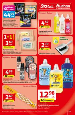 Auchan - gazetka promocyjna 30 Lat Hipermarket Auchan od czwartku 29.01 do środy 04.02 - strona 33