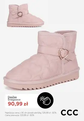 CCC - gazetka promocyjna Obuwie zimowe na FERIE - promocje! od wtorku 27.01  - strona 5