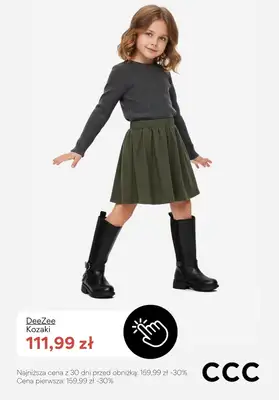 CCC - gazetka promocyjna Obuwie zimowe na FERIE - promocje! od wtorku 27.01  - strona 9