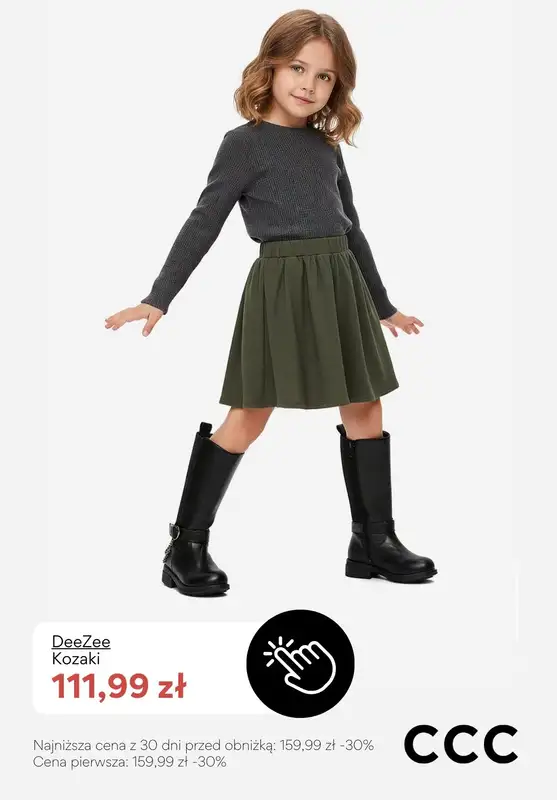 CCC - gazetka promocyjna Obuwie zimowe na FERIE - promocje! od wtorku 27.01  - strona 9