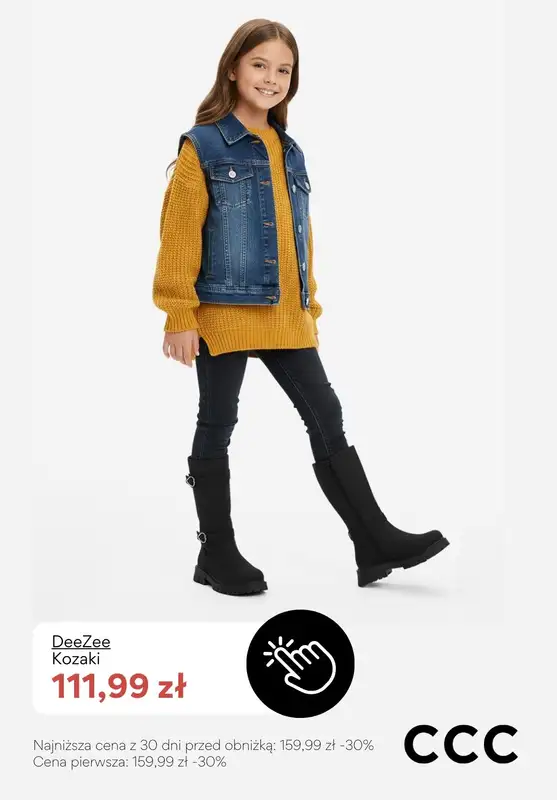 CCC - gazetka promocyjna Obuwie zimowe na FERIE - promocje! od wtorku 27.01  - strona 10