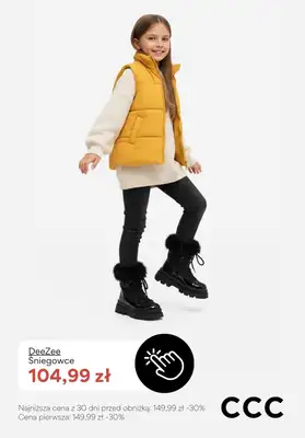 CCC - gazetka promocyjna Obuwie zimowe na FERIE - promocje! od wtorku 27.01  - strona 8