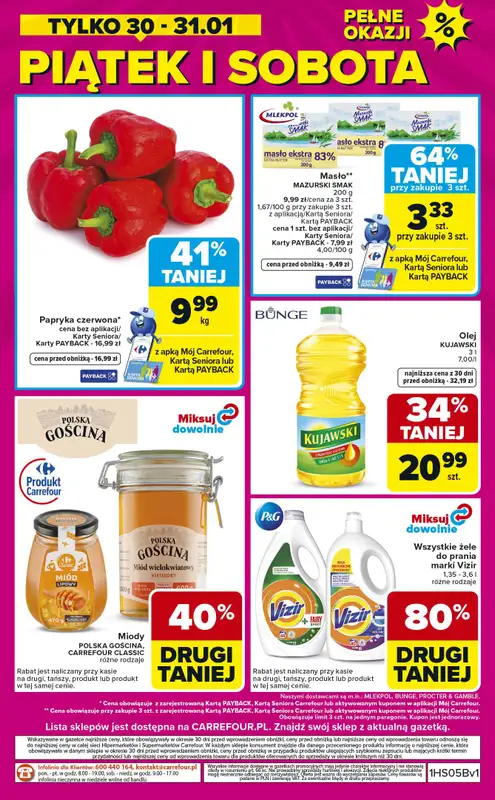 Carrefour Market - gazetka promocyjna Gazetka weekend okazji już od czwartku od czwartku 29.01 do soboty 31.01 - strona 8