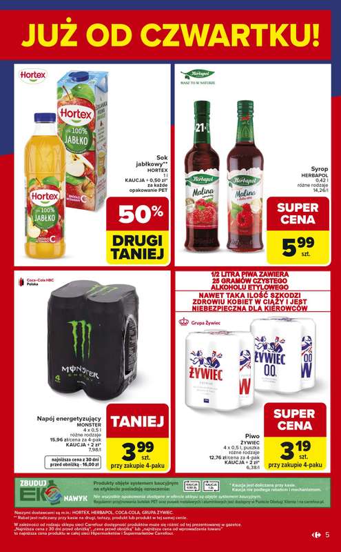 Carrefour Market - gazetka promocyjna Gazetka weekend okazji już od czwartku od czwartku 29.01 do soboty 31.01 - strona 5