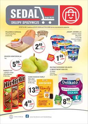 Sedal - gazetka promocyjna Gazetka od środy 28.01 do soboty 07.02