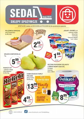 Sedal - gazetka promocyjna Gazetka od środy 28.01 do soboty 07.02
