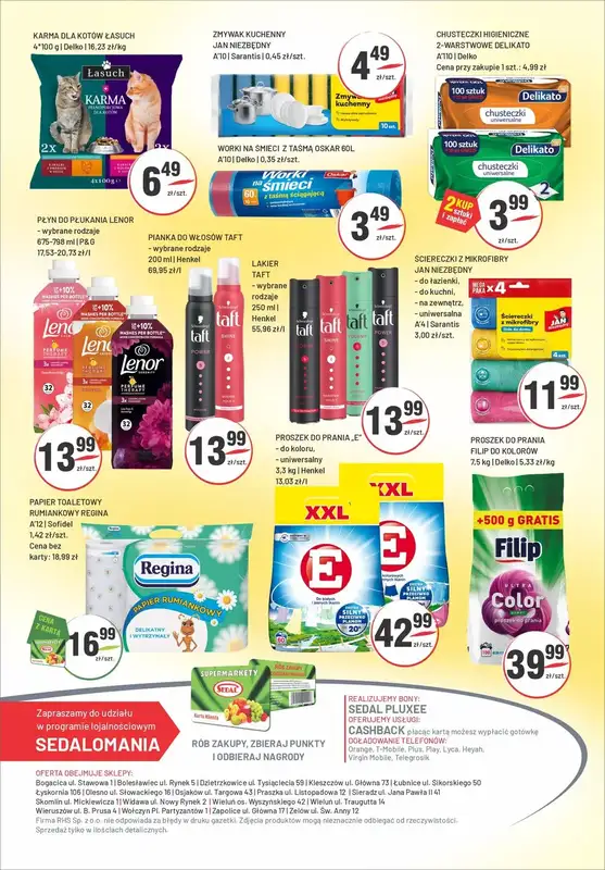 Sedal - gazetka promocyjna Gazetka od środy 28.01 do soboty 07.02 - strona 6