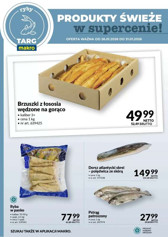 Makro - gazetka promocyjna Produkty świeże w super cenie od wtorku 27.01 do soboty 31.01 - strona 4