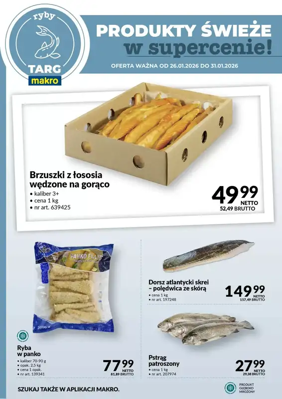 Makro - gazetka promocyjna Produkty świeże w super cenie od wtorku 27.01 do soboty 31.01 - strona 4