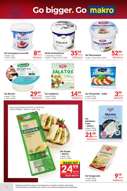 Makro - gazetka promocyjna Oferta dla gastronomii od wtorku 27.01 do poniedziałku 02.02 - strona 6