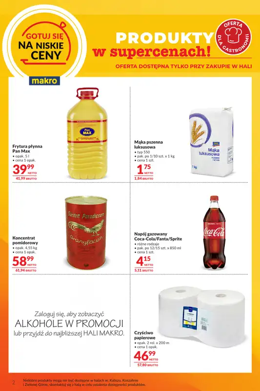 Makro - gazetka promocyjna Oferta dla gastronomii od wtorku 27.01 do poniedziałku 02.02 - strona 2