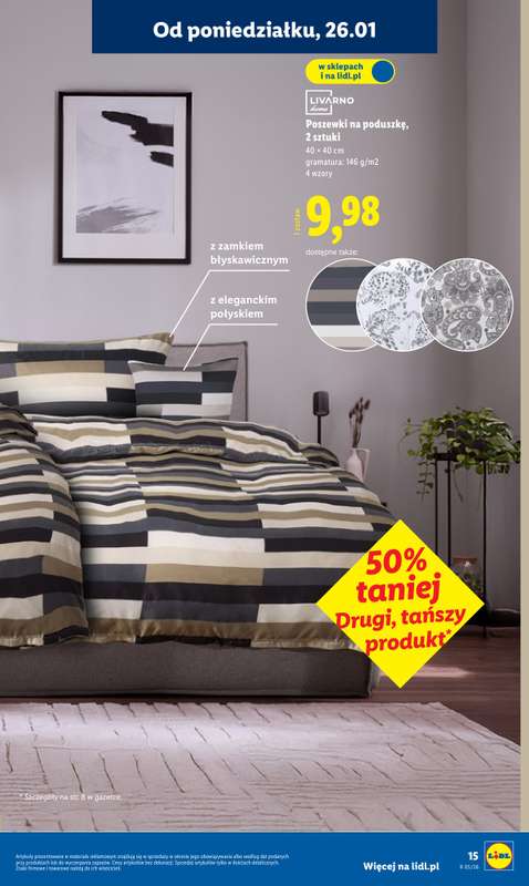 Lidl - gazetka promocyjna Katalog od poniedziałku 26.01 do soboty 31.01 - strona 15