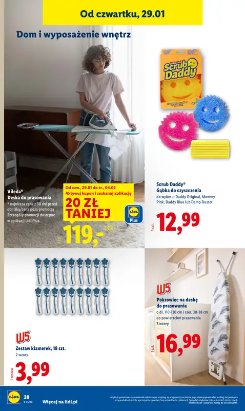 Lidl - gazetka promocyjna Katalog od poniedziałku 26.01 do soboty 31.01 - strona 34