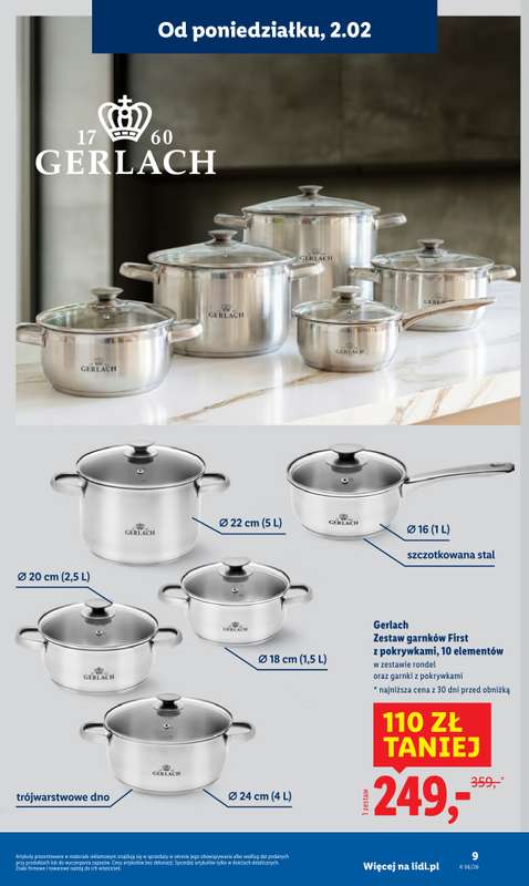 Lidl - gazetka promocyjna Katalog od poniedziałku 02.02 do soboty 07.02 - strona 9