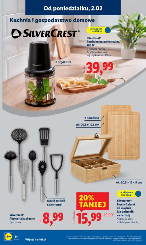 Lidl - gazetka promocyjna Katalog od poniedziałku 02.02 do soboty 07.02 - strona 14