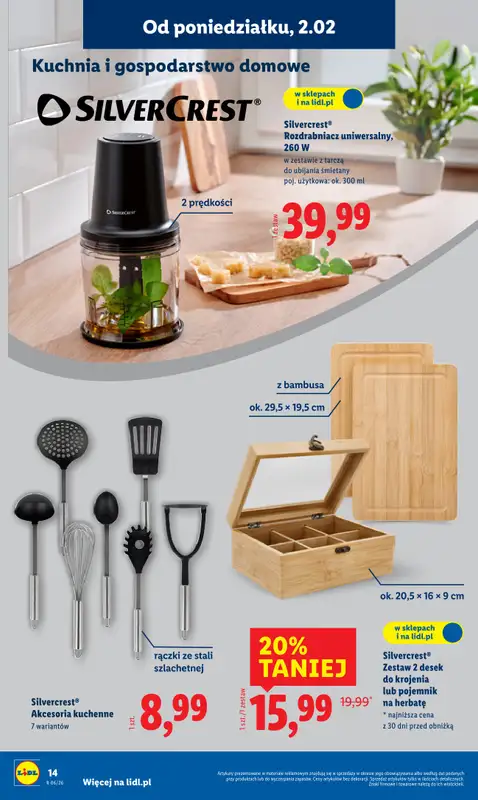 Lidl - gazetka promocyjna Katalog od poniedziałku 02.02 do soboty 07.02 - strona 14