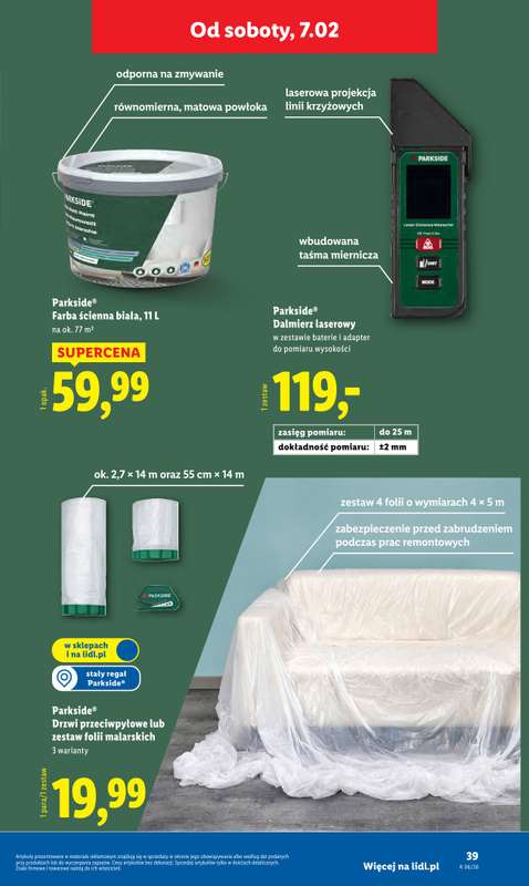 Lidl - gazetka promocyjna Katalog od poniedziałku 02.02 do soboty 07.02 - strona 45