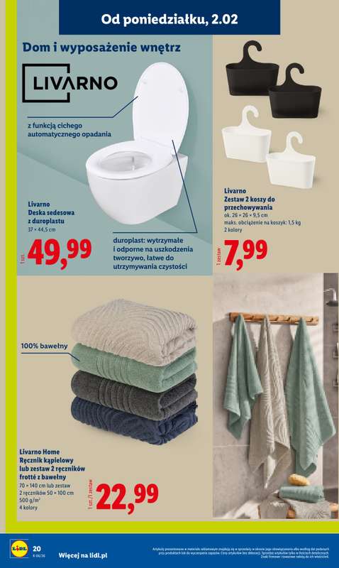 Lidl - gazetka promocyjna Katalog od poniedziałku 02.02 do soboty 07.02 - strona 20