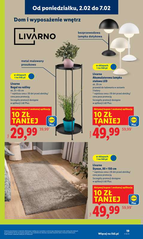 Lidl - gazetka promocyjna Katalog od poniedziałku 02.02 do soboty 07.02 - strona 19