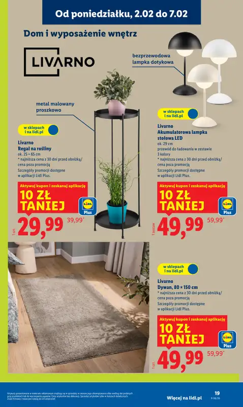 Lidl - gazetka promocyjna Katalog od poniedziałku 02.02 do soboty 07.02 - strona 19