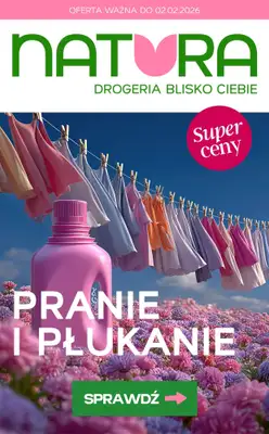Drogerie Natura - gazetka promocyjna Produkty do PRANIA i PŁUKANIA w supercenach! od wtorku 27.01 do poniedziałku 02.02