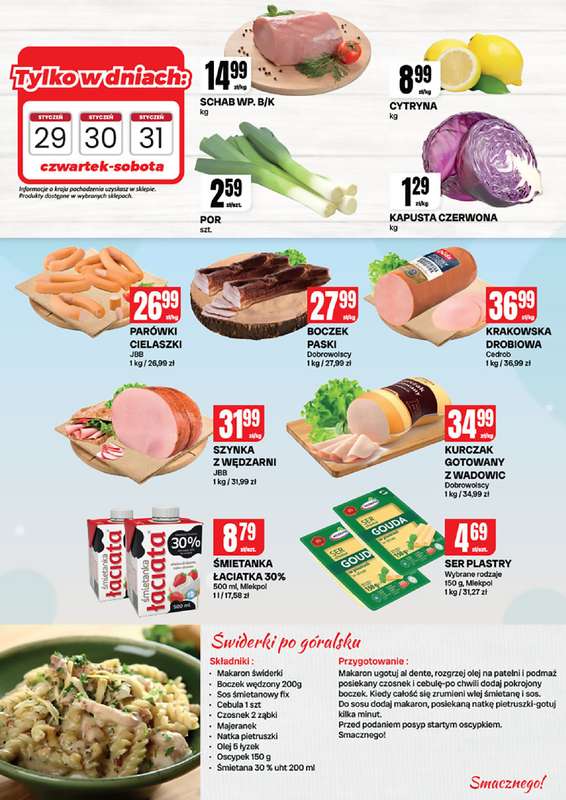 Chorten - gazetka promocyjna Gazetka Małopolskie, Śląsk, Podkarpackie, Opolskie Market od czwartku 29.01 do niedzieli 08.02 - strona 2