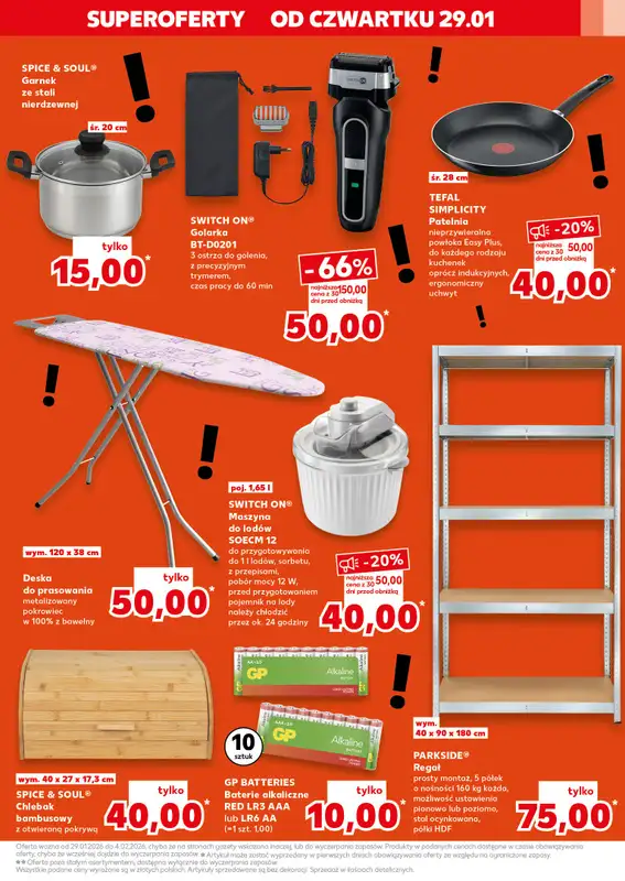 Kaufland - gazetka promocyjna Oferta Kaufland - Non Food od czwartku 29.01 do środy 04.02 - strona 5