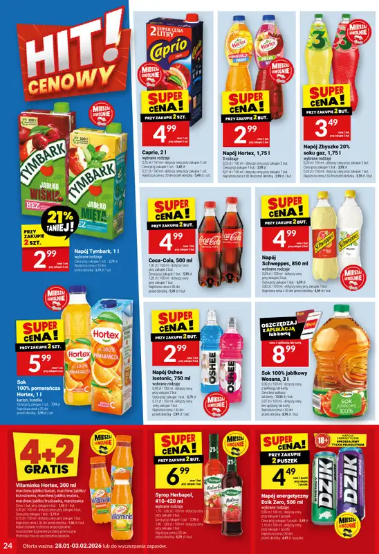 Twój Market - gazetka promocyjna Gazetka od środy 28.01 do wtorku 03.02 - strona 24