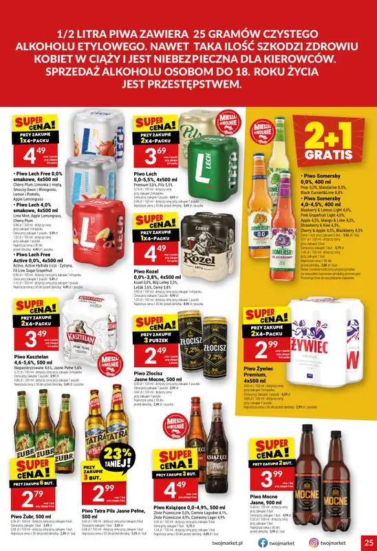 Twój Market - gazetka promocyjna Gazetka od środy 28.01 do wtorku 03.02 - strona 25