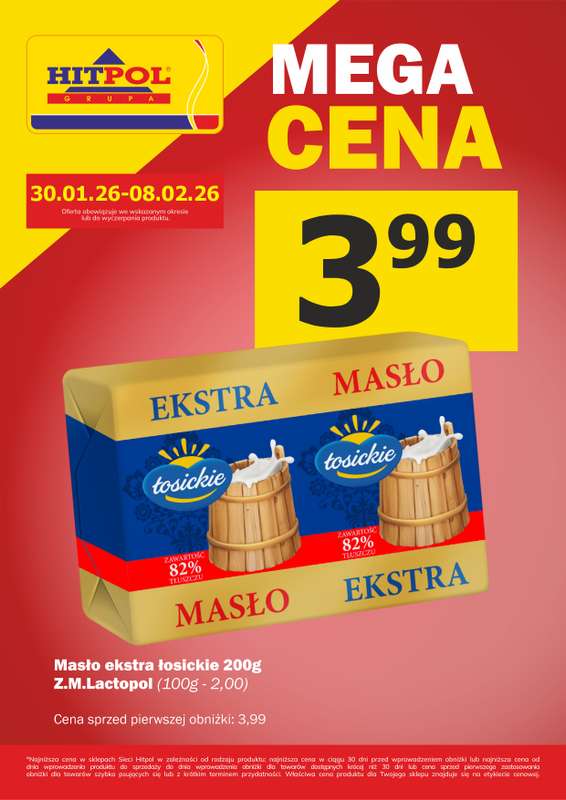 Hitpol - gazetka promocyjna MEGA CENA od piątku 30.01 do niedzieli 08.02
