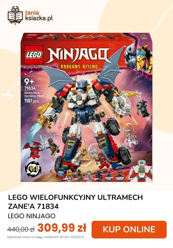 taniaksiazka.pl - gazetka promocyjna Do -60% na wybrane zestawy LEGO od wtorku 27.01 do poniedziałku 02.02 - strona 14